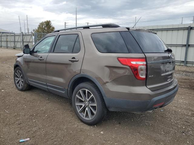 1FM5K7D85FGA07059 - 2015 FORD EXPLORER XLT 棕色 照片 2