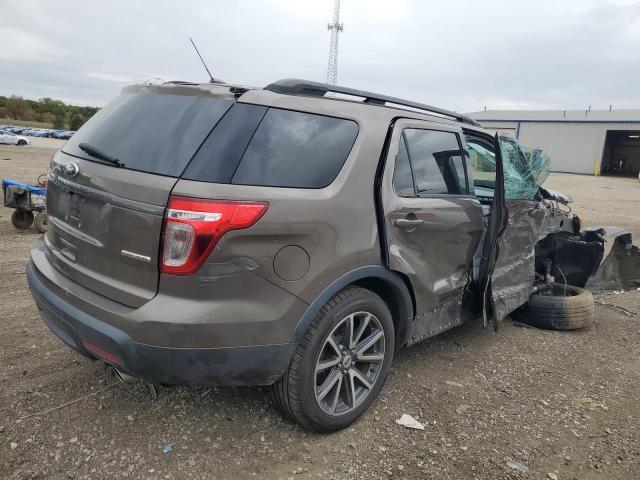 1FM5K7D85FGA07059 - 2015 FORD EXPLORER XLT 棕色 照片 3