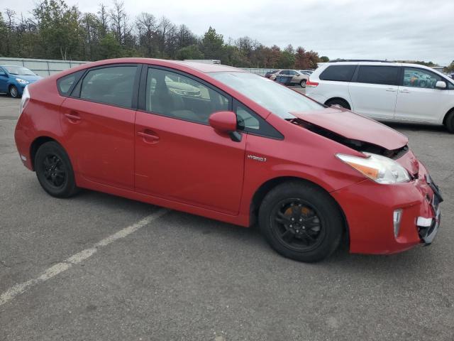 JTDKN3DUXC5500635 - 2012 TOYOTA PRIUS RED photo 4