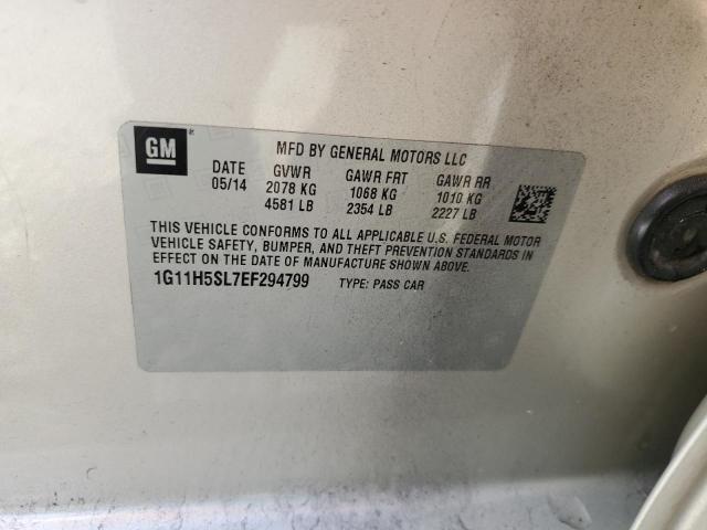 1G11H5SL7EF294799 - 2014 CHEVROLET MALIBU LTZ Beige Foto 12