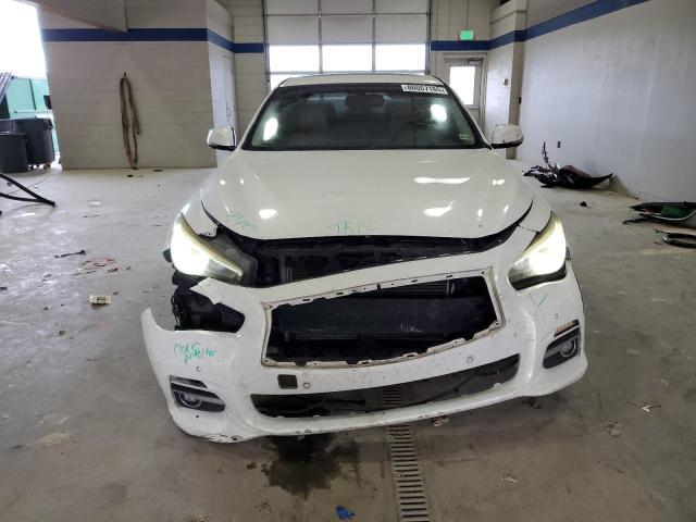 JN1BV7AR7EM695080 - 2014 INFINITI Q50 BASE WHITE photo 5