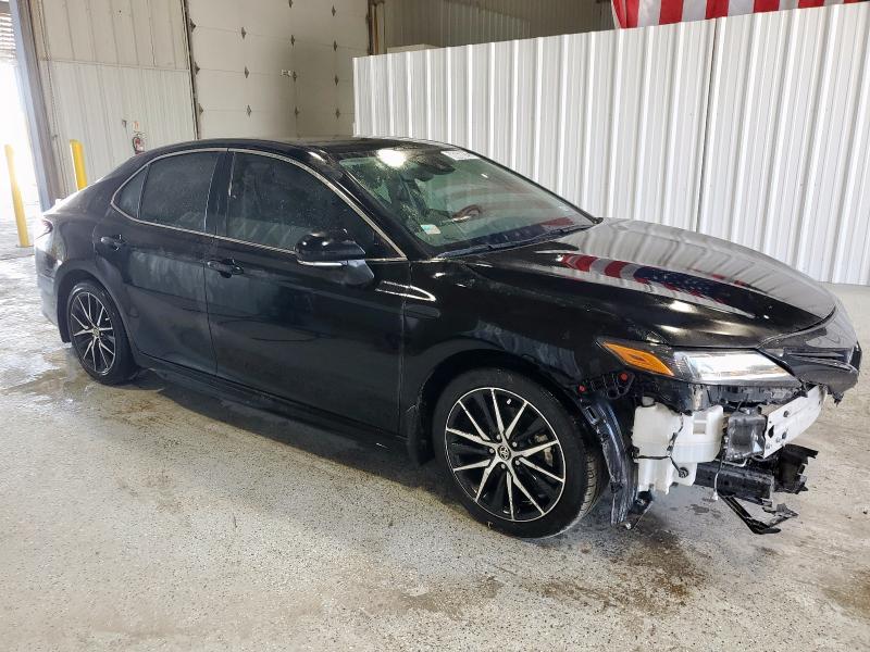 4T1G11AK6RU257473 - 2024 TOYOTA CAMRY SE NIGHT SHADE BLACK photo 4