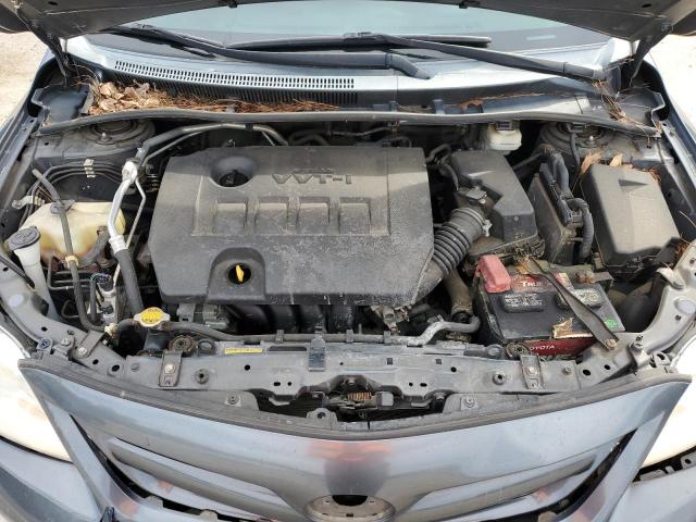2T1BU4EE4BC747876 - 2011 TOYOTA COROLLA BASE 灰色 照片 11