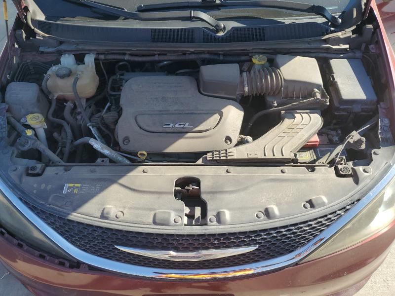 2C4RC1DGXHR703845 - 2017 CHRYSLER PACIFICA TOURING ბურგუნდია ფოტო 12