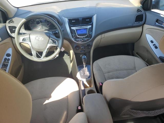 KMHCU4AE8DU380640 - 2013 HYUNDAI ACCENT GLS BLACK photo 8