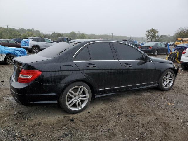 WDDGF8AB2DR244641 - 2013 MERCEDES-BENZ C 300 4MATIC BLACK photo 3