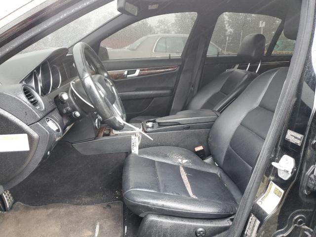 WDDGF8AB2DR244641 - 2013 MERCEDES-BENZ C 300 4MATIC BLACK photo 7