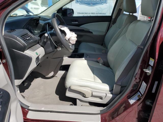 5J6RM3H5XDL019912 - 2013 HONDA CR-V EX Бордовый фото 7