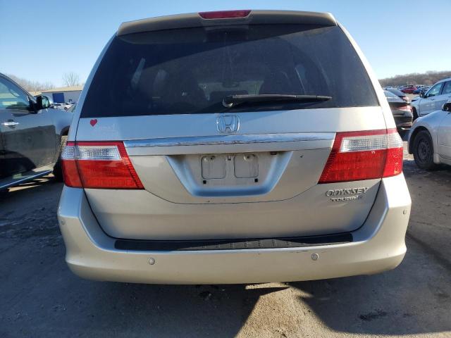 5FNRL38835B054265 - 2005 HONDA ODYSSEY TOURING SILVER photo 6