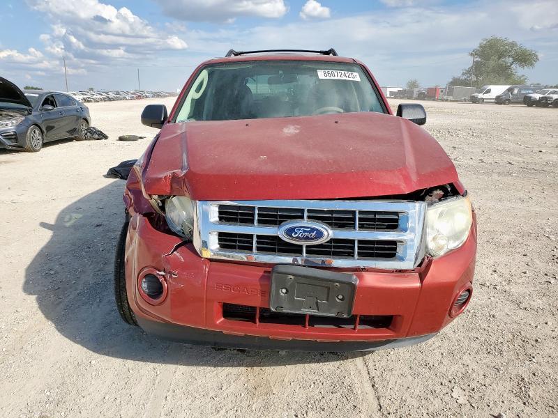 1FMCU0C70CKC43368 - 2012 FORD ESCAPE XLS RED photo 5