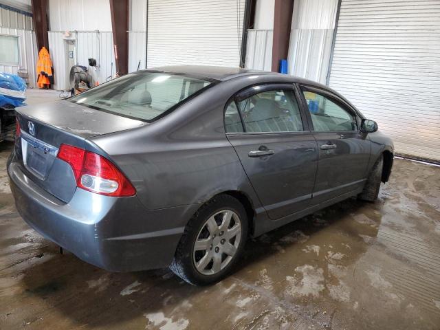 2HGFA16539H328085 - 2009 HONDA CIVIC LX Մոխրագույն լուսանկար 3