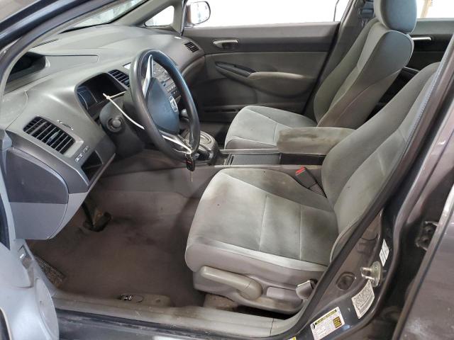 2HGFA16539H328085 - 2009 HONDA CIVIC LX Մոխրագույն լուսանկար 7