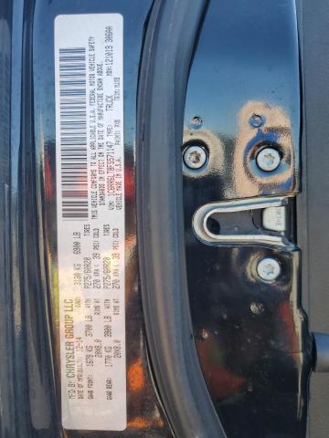 1C6RR6LT8FS571147 - 2015 RAM 1500 SLT BLACK photo 12