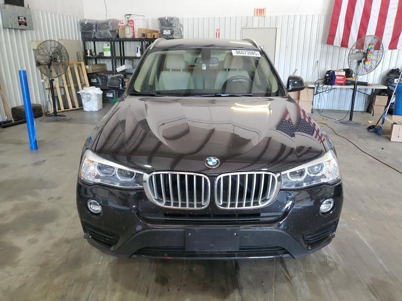 5UXWZ7C59H0U45427 - 2017 BMW X3 SDRIVE28I BLACK photo 5