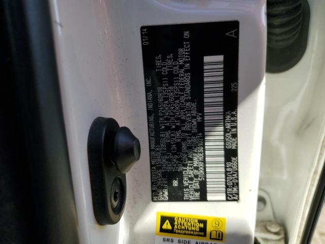 5TDKKRFH0ES010214 - 2014 TOYOTA HIGHLANDER XLE Ağ foto 13