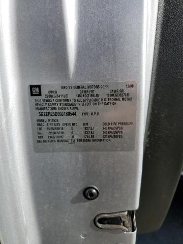 5GZER23D09J180544 - 2009 SATURN OUTLOOK XR ვერცხლისფერი ფოტო 13