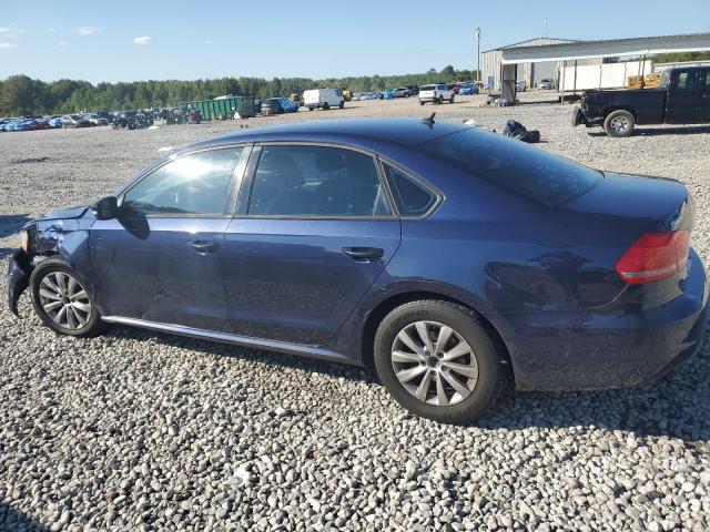 1VWAH7A33CC109244 - 2012 VOLKSWAGEN PASSAT S BLUE photo 2