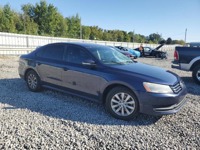 1VWAH7A33CC109244 - 2012 VOLKSWAGEN PASSAT S BLUE photo 4