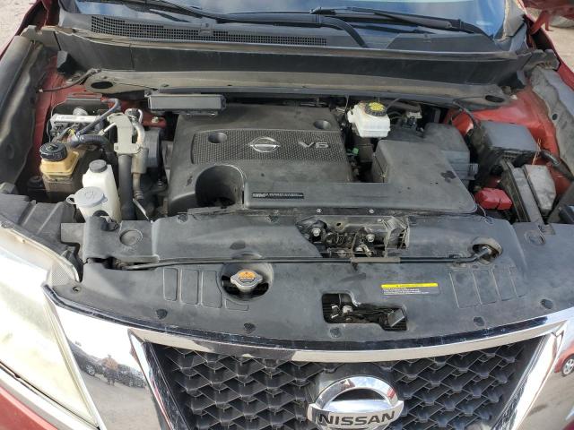 5N1AR2MN6FC691095 - 2015 NISSAN PATHFINDER S RED photo 12