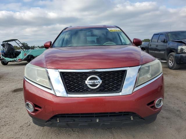 5N1AR2MN6FC691095 - 2015 NISSAN PATHFINDER S RED photo 5