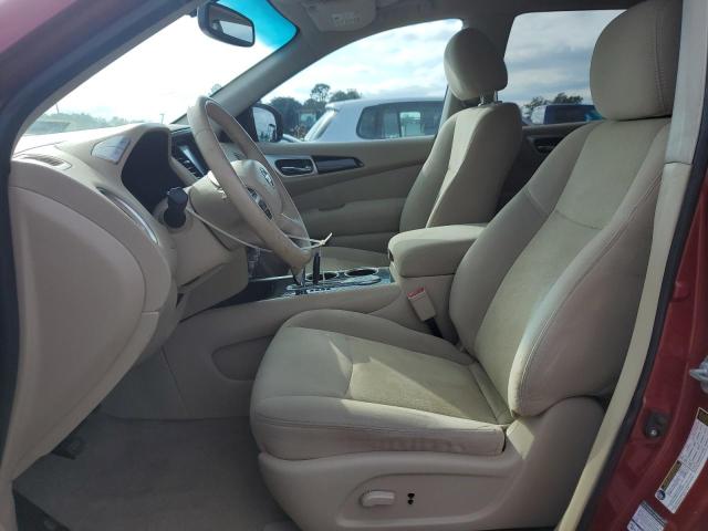 5N1AR2MN6FC691095 - 2015 NISSAN PATHFINDER S RED photo 7