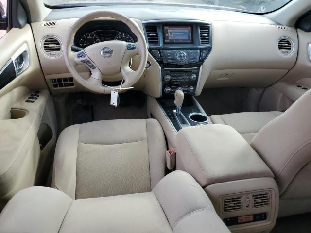 5N1AR2MN6FC691095 - 2015 NISSAN PATHFINDER S RED photo 8