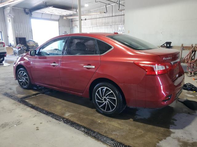 3N1AB7AP2HL645091 - 2017 NISSAN SENTRA S BURGUNDY photo 2