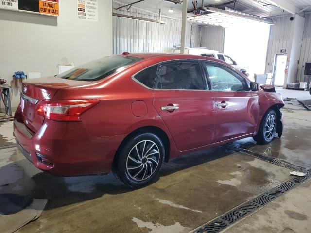 3N1AB7AP2HL645091 - 2017 NISSAN SENTRA S BURGUNDY photo 3