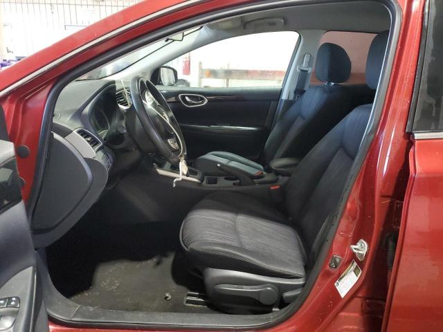 3N1AB7AP2HL645091 - 2017 NISSAN SENTRA S BURGUNDY photo 7