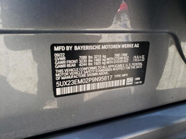 5UX23EM02P9N95817 - 2023 BMW X7 XDRIVE40I Grau Foto 13