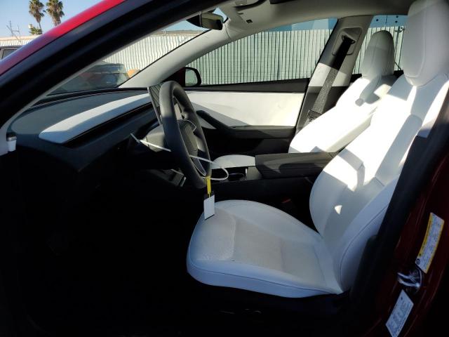 5YJ3E1EA4SF924032 - 2025 TESLA MODEL 3 RED photo 7