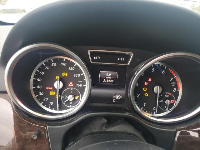 4JGDA5HB1EA274290 - 2014 MERCEDES-BENZ ML 350 4MATIC SILVER photo 9