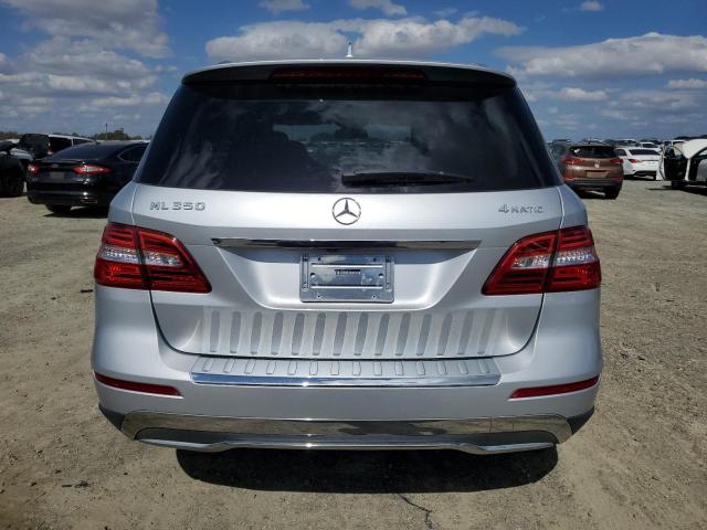 4JGDA5HB8CA012781 - 2012 MERCEDES-BENZ ML 350 4MATIC SILVER photo 6