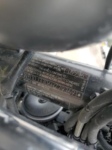 WB10J3306HZ793691 - 2017 BMW R NINE T SCRAMBLER GRAY photo 9