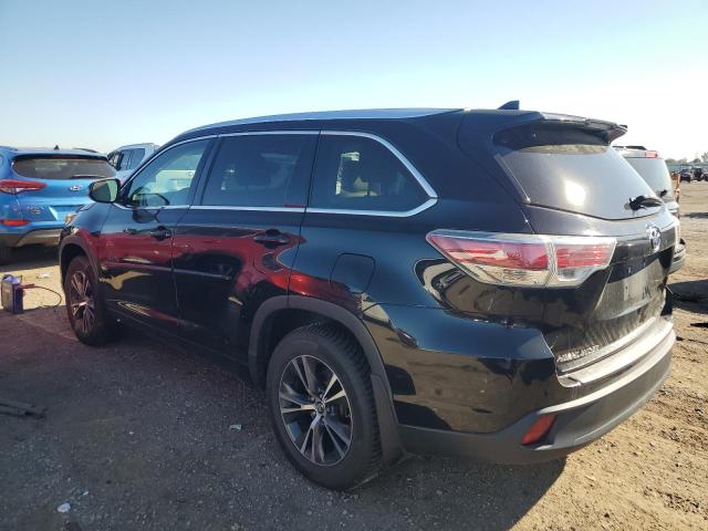 5TDJKRFH6GS356217 - 2016 TOYOTA HIGHLANDER XLE BLACK photo 2