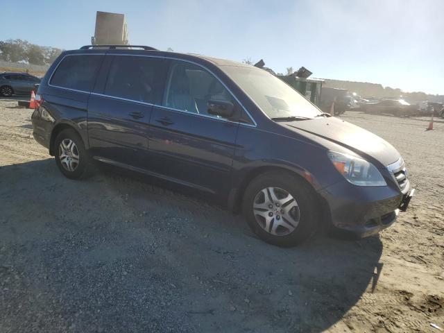 5FNRL38697B124420 - 2007 HONDA ODYSSEY EXL 蓝色 照片 4
