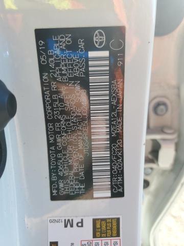 JTDS4RCE5LJ024608 - 2020 TOYOTA COROLLA SE WHITE photo 12