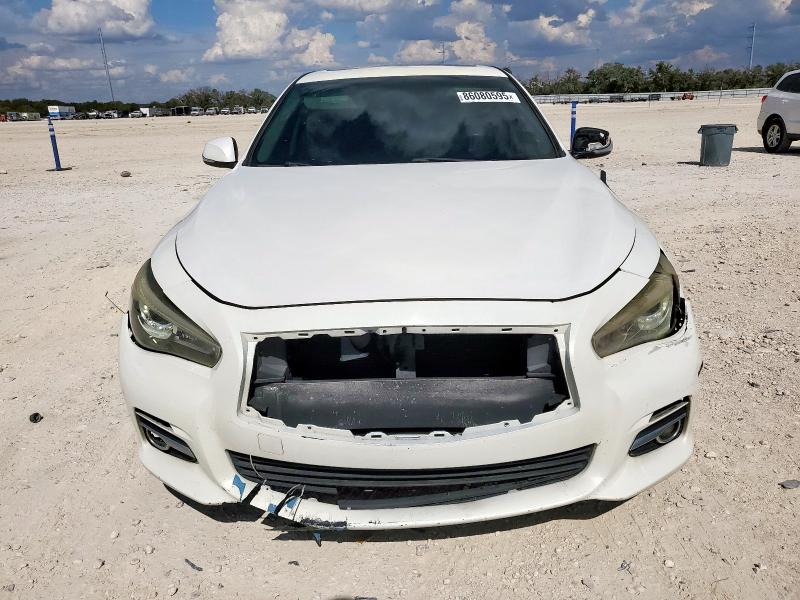 JN1CV7AP4GM201604 - 2016 INFINITI Q50 BASE WHITE photo 5