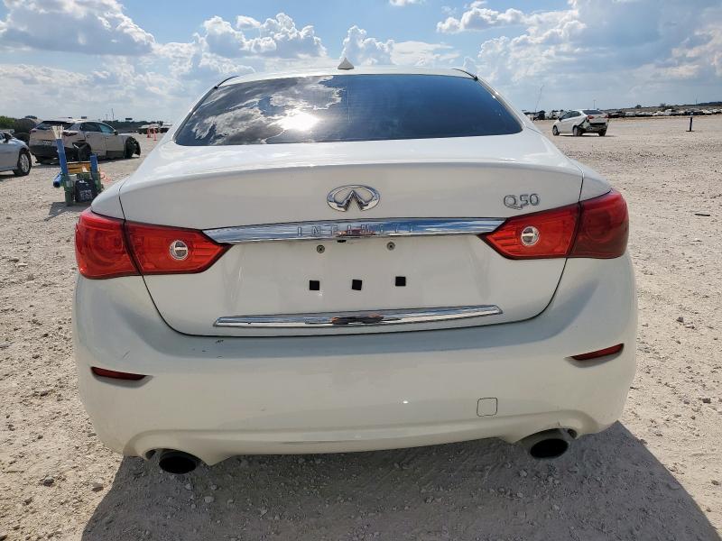 JN1CV7AP4GM201604 - 2016 INFINITI Q50 BASE WHITE photo 6