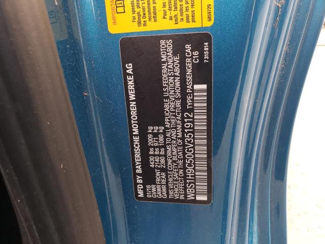 WBS1H9C50GV351912 - 2016 BMW M2 BLUE photo 13