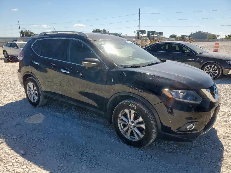 5N1AT2MT4FC806468 - 2015 NISSAN ROGUE S BLACK photo 4