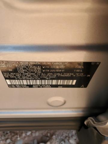 2T3ZFREV8HW341426 - 2017 TOYOTA RAV4 LE SILVER photo 13