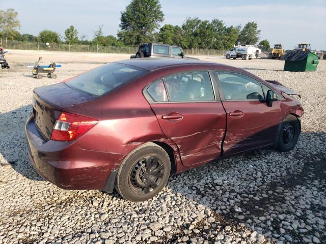 19XFB2F53CE064340 - 2012 HONDA CIVIC LX MAROON photo 5