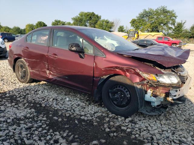 19XFB2F53CE064340 - 2012 HONDA CIVIC LX MAROON photo 8