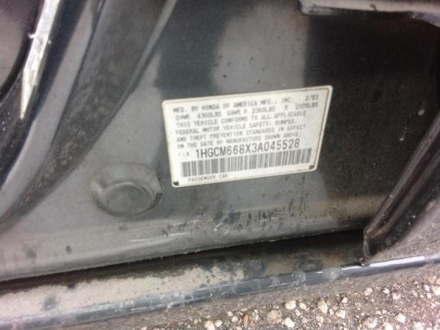 1HGCM668X3A045528 - 2003 HONDA ACCORD EX GRAY photo 24