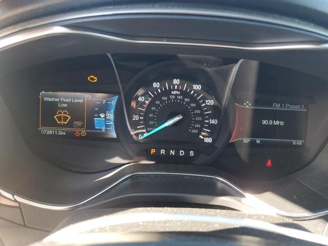 3FA6P0HD8JR114302 - 2018 FORD FUSION SE BLACK photo 9