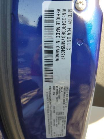 2C4RC3BG7MR540919 - 2021 CHRYSLER PACIFICA TOURING L BLUE photo 13