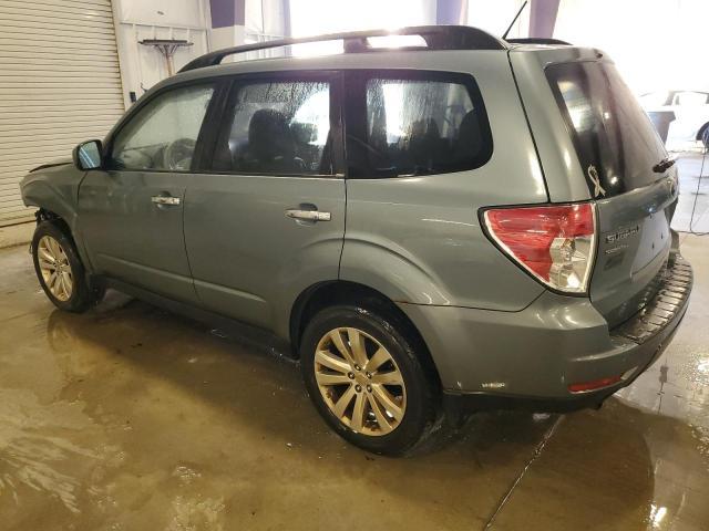 JF2SHBDC4CH411717 - 2012 SUBARU FORESTER 2.5X PREMIUM BLUE photo 2