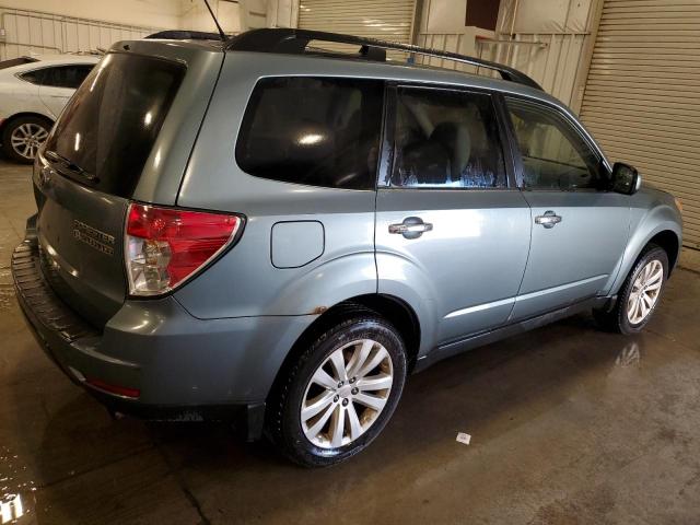 JF2SHBDC4CH411717 - 2012 SUBARU FORESTER 2.5X PREMIUM BLUE photo 3
