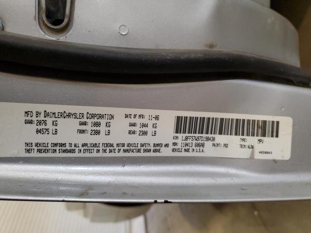 1J8FF57W97D198430 - 2007 JEEP COMPASS LIMITED SILVER photo 13